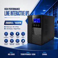 UPS Inteligente de 2000 VA y 1600 W, UPS Interactivo en Línea, Respaldo de Energía para Electrodomésticos y PC