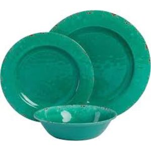 Lightweight <b>Melamine</b> <b>Plates</b> Set Strong Durable and Easy to Handle - Product Image 1
