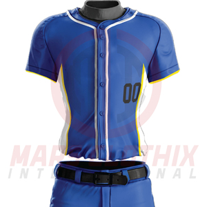 Professional Manufacture Team Wear Baseball Uniform Color Contrast Best Selling Baseball Uniform For Unisex - Product Image 6
