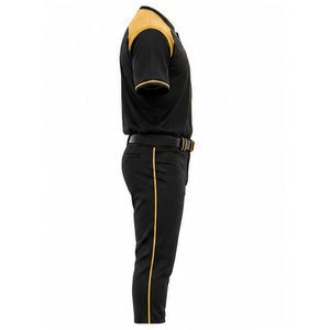 Tenue de baseball confortable, vêtement de sport respirant en polyester, uniforme d'équipe de baseball élégant - Product Image 2