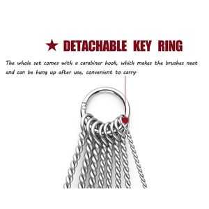 Set di Spazzole Abrasive Extra Lunghe da 16 Pollici per Pulizia Tubi, Confezione Assortita da 8 Pezzi per Rimozione Ruggine, Corrosione e Vernice - Product Image 4