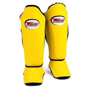 Protège-tibias Twins Muay Thai en cuir de vachette véritable léger de qualité supérieure, protection de base pour la boxe et le MMA, logo personnalisé, différentes tailles - Product Image 5