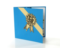 Las mejores tarjetas de felicitación 3D para papá personalizadas y diseñadas para la tarjeta de regalo del día del padre del fabricante HMG de Vietnam