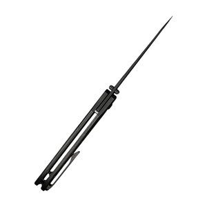 Cuchillos Plegables con Mango de Acero Inoxidable Negro, Diseño de Hoja Plegable Portátil para Acampar, Hacer Senderismo y Uso Diario - Product Image 2