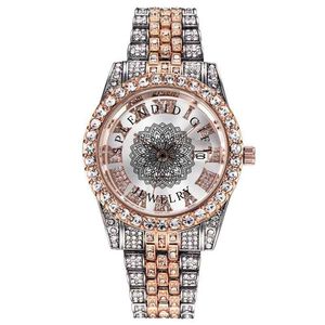 นาฬิกาเพชรผู้ชาย Splendid Jewelry หน้าปัดสีแดง คริสตัลแซฟไฟร์ ตัวเลขโรมัน สายเงินประดับโมอิสซาไนต์ กลไก ETA ระบบควอตซ์ 10 เมตร - Product Image 4