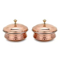 Tajine européen martelé en cuivre avec couvercle en acier inoxydable, plat en métal artisanal, revêtement PTFE, poignée en acier inoxydable, compatible lave-vaisselle