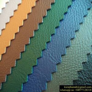 Tissu en cuir synthétique PVC artificiel gaufré moderne pour canapé - Product Image 5