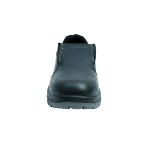 Chaussures de sécurité robustes en cuir avec embout en acier, bottes de travail antidérapantes, légères, chaussures de protection industrielles pour hommes et femmes - Product Image 4