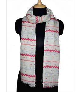 Elegante Bufanda de Algodón y Lino para Mujer, con Estampado Moderno y Personalizable - Product Image 4