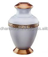 Urnes de crémation en métal pour hommes et femmes Urnes décoratives Urnes faites à la main Urnes commémoratives pour adultes Urnes funéraires - Product Image 4