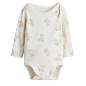 Private Label Soft Baby Onesie Cotton Breathable Anti Pilling Infant Daily Wear Bulk Volume Supplier - Product Image 1