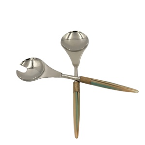 ผู้จำหน่ายมืออาชีพสำหรับชุดเสิร์ฟสลัดดีไซน์เนอร์ที่เป็นมิตรต่อสิ่งแวดล้อม พร้อมด้ามจับเรซิ่น มีจำหน่ายในราคาที่เข้าถึงได้ - Product Image 3