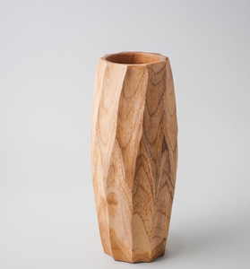 High Quality Wood Flower Vase Sustainable Newly Crafts Tabletop Wood Flower Vase at <b>Best</b> Price - Product Image 3