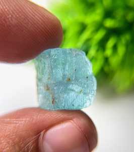 Aguamarina natural en bruto, cristal facetado, piedra azul cruda para la fabricación de joyas, suministro al por mayor. - Product Image 6