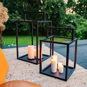 High Selling Luxury Handmade <b>Lantern</b> <b>Large</b> Metal Pillar Candle Holder <b>Lantern</b> For Indoor And Outdoor Wedding & Christmas Parties - Product Image 2