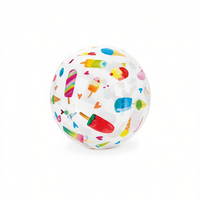 Pelota de Playa Inflable de 51 cm, Juguete Divertido para Exteriores para Edades de 8 a 13 Años, con Impresión Digital y Embalaje Resistente al Agua