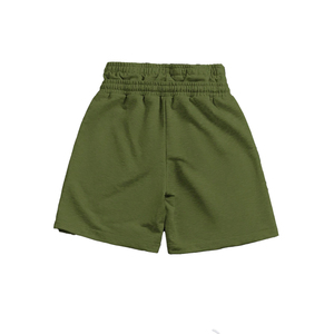 2026 Custom High Quality Vintage Digital Printing Solid Breathable Double <b>Layer</b> 100% Cotton Shorts for Men with Elastic Waist - Product Image 2