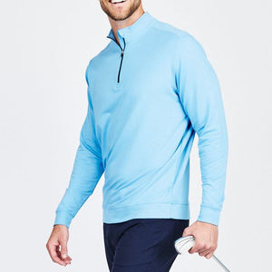 Gym Golf Active <b>Clothing</b> Men's Relaxed Fit Sweatshirt 1/4 Zipper Pullover Long Sleeve Shirt For Men OEM ODM Wholesale Sweatshirt - Product Image 3