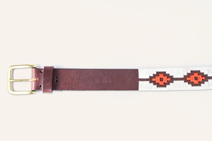 Buyers Labelled Equestrian Genuine Leather Polo Argentina <b>Belt</b> Black/Brown Customizable Size Embroidery Logo - Product Image 2