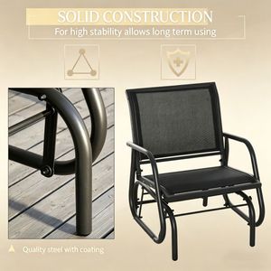 Sedia a dondolo da giardino per donna - Product Image 3