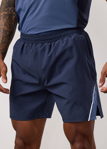 Shorts de sport décontractés pour hommes, respirants, à séchage rapide, avec taille élastique et cordon de serrage, couleur unie, pour la gym et le fitness (vente en gros) - Product Image 4