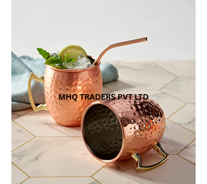 Metal High Quality Moscow Mule Copper Mug Beer <b>Cups</b> Cocktail Party Mugs <b>for</b> Home Party Restaurant Club - Product Image 6