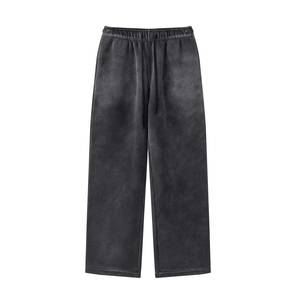 Pantalones Jogger Personalizados con Efecto Desgastado, Estilo Urbano, Oversize, de Algodón, Tipo Cargo, con Lavado Vintage - Product Image 4