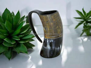 Natural Drinking Horn Mug <b>Ceramic</b> <b>Cups</b> for Home Party and Hotel Use - Product Image 6