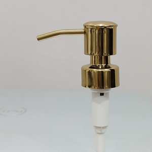 High-End Stainless Steel Gold Bathroom Dispenser Pump for Hotel Home Bathroom <b>Accessories</b> Foam Pump Shampoo Bottle Pump - Product Image 1