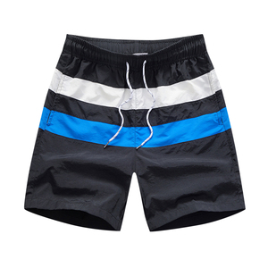 Pantalones Cortos Deportivos Transpirables de Secado Rápido para Hombre, Estilo Urbano, Cintura Elástica, Diseño Sólido, Color Negro - Product Image 1