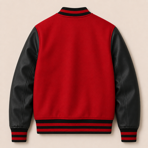 Veste de sport respirante coupe-vent sur mesure de haute qualité pour hommes, manches en cuir, streetwear, grande taille, personnalisable - Product Image 3