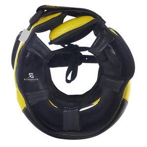Protège-tête en cuir léger pour la boxe, respirant et réglable, personnalisable pour le MMA et le sparring 2026 - Product Image 4