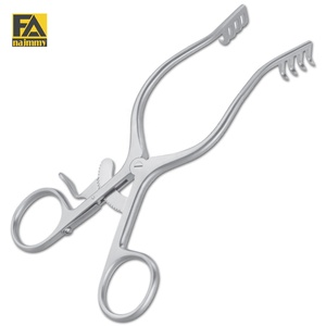 Rétracteur Mollison Sharp 13cm 3x3 Prongs Courbé en Acier Inoxydable Instrument Chirurgical pour Chirurgie Générale - Product Image 3