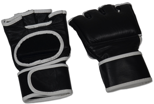Professional Half-Finger PVC Leather MMA <b>Gloves</b> <b>Moisture</b>-Wicking Hook-and-Loop Closure for Adult Unisex Boxing Grappling - Product Image 3