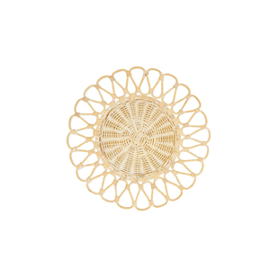 Eco Friendly <b>Rattan</b> Placemat Boho <b>Dining</b> <b>Table</b> Mat Handmade Vietnam Supplier - Product Image 4