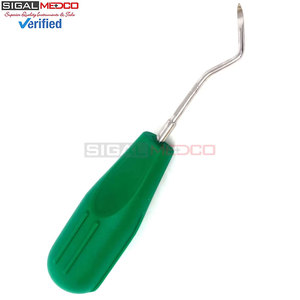 Premium Grade Dental Root Tip Heidbrink Elevator Left H2 with Green Handle German Stainless Steel Dental Medic Instruments - Product Image 4