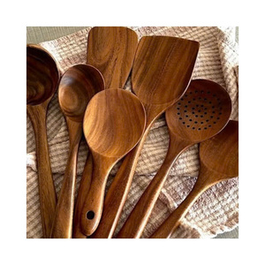 Premium Natural Wooden Cooking Spoon Manufacture In Vietnam - Product Image 1