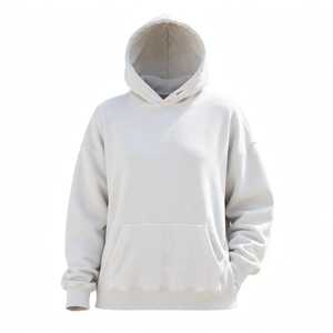 Oversized Unisex <b>Purple</b> <b>Hoodie</b> Fleece Pullover Sweatshirt With Kangaroo Pocket - Product Image 2