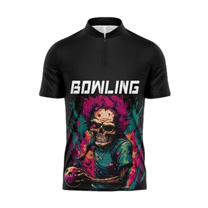 <b>Bowling</b> Jerseys Custom Team Apparel Supplier <b>Bowling</b> Jerseys Sublimated Performance Shirts Manufacturer <b>Bowling</b> Jerseys - Product Image 3