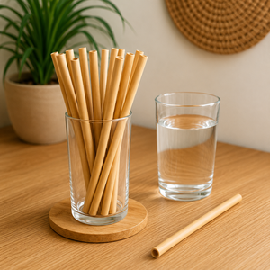 Premium Eco-Friendly <b>Bamboo</b> Drinking <b>Straws</b> Reusable Sustainable VIET DELTA CORPORATION/ MS ALINA - Product Image 1