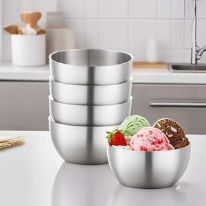 ชามเสิร์ฟโลหะทันสมัยสำหรับจัดเลี้ยงที่บ้าน ดีไซน์เรียบหรู แข็งแรง ทนทาน - Product Image 4