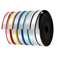 Bobine de lettres en relief 3D TECHN0 de qualité industrielle, multicolore, en laiton, pour bordures de signalétique, revêtement couleur, couleurs personnalisées, découpe sur mesure