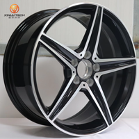 Rines XINLAI de Lujo para SUV, 5 Brazos, Acabado Mecanizado, Aleación Forjada, 5x112 5x127, 20-26 Pulgadas, 10J 12J 14J, Negro/Plateado, para X7 G07