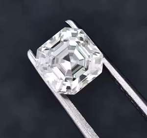 Diamant de laboratoire CVD blanc taille Asscher, pureté VVS, taille EX-VG, 0,003-20 carats, certifié IGI pour la fabrication de bijoux sur mesure - Product Image 4