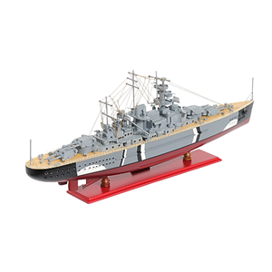 Maqueta de Barco Bismarck Hecha a Mano, Decoración Náutica para Hotel, Oficina, Hogar y Regalo - Contacto para Venta al por Mayor - Product Image 2