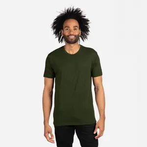 Vestuário Floresta Negra Unisex Tri-Blend T-Shirt Personalizado Tri Blend Tamanho EUA Logotipo OEM Respirável Premium Tri-Blend Tecido