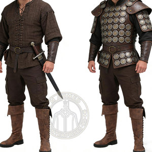 Botas Medievales de Cuero de Alta Calidad con Diseño Ligero y Ecológico, Suela Flexible y Ajuste Cómodo para Uso Diario - Product Image 2