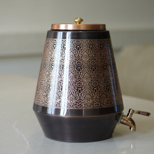 Luxury Eco-Friendly Modern Copper Water Storage Urn Artisan Crafted Beverage Dispenser Premium Tap Restaurant Hotel Home Dining - Product Image 2