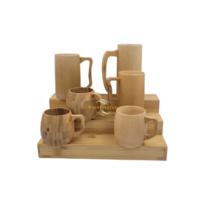 Tasse en bambou naturel faite à la main, durable et légère pour la maison et les voyages - Product Image 4