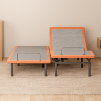 Sommier de lit électrique inclinable moderne en métal avec fonction massage, pour usage hôtelier, tailles Twin XL et King